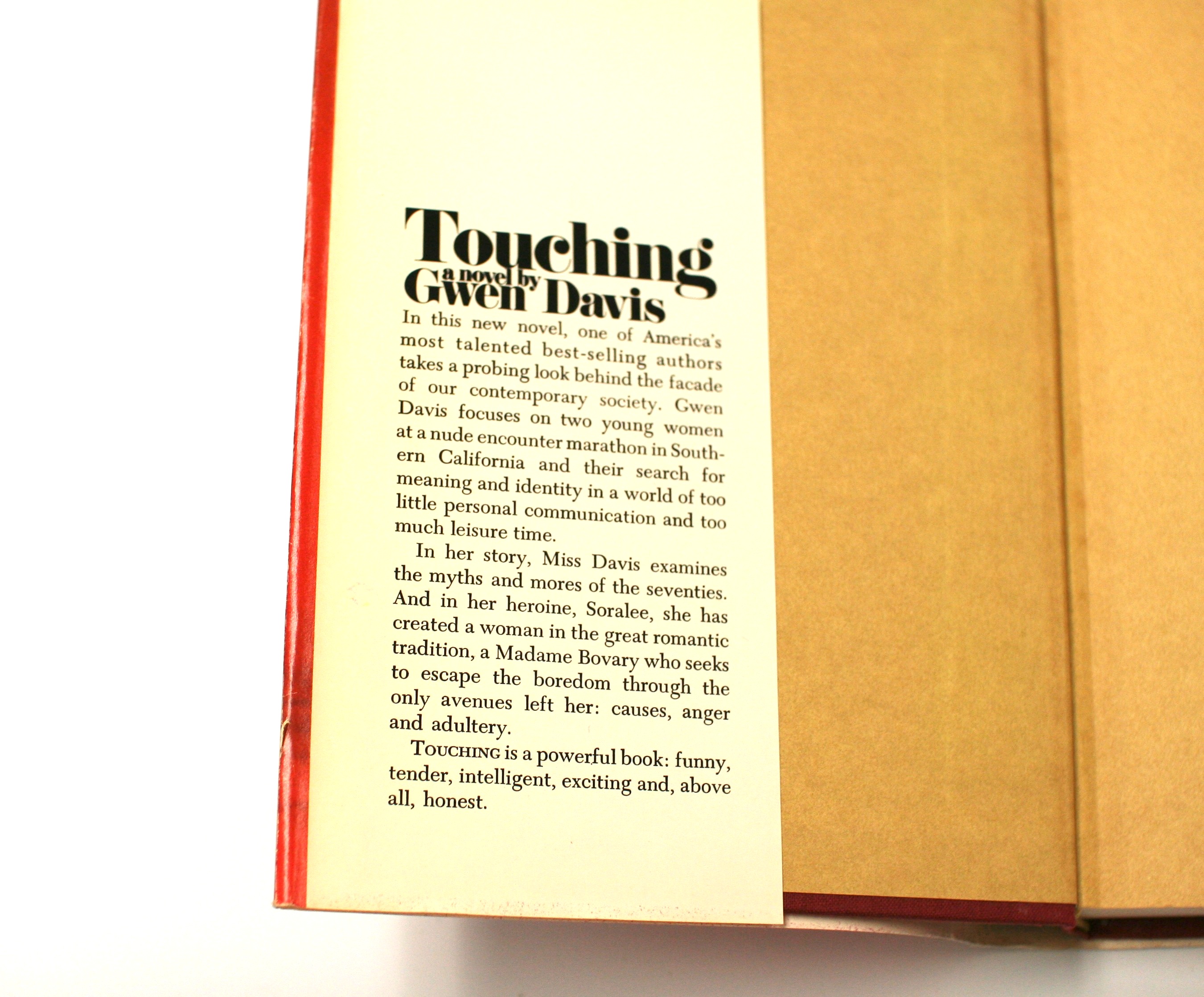  - Bindrim_v._Mitchell_(First-edition_hardcover_of_Touching_by_Gwen_Davis)_no._5601